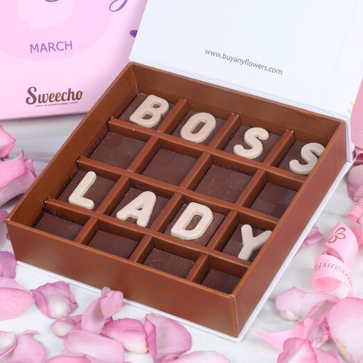 Boss Lady Womens Day Chocolates By Sweecho