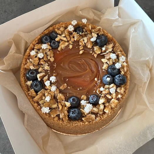 Чизкейк с солёной карамелью