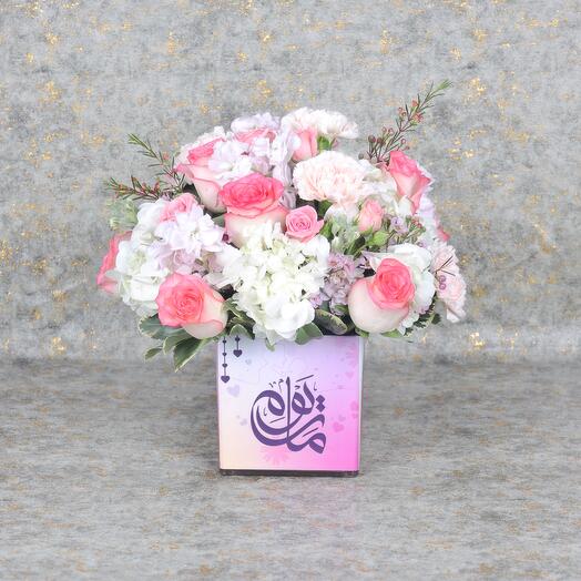 Mothers Day Flowers Arrangement Arabic