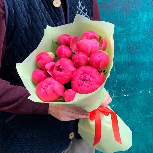 Coral peonies