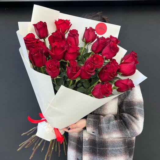 25 pcs of red rose