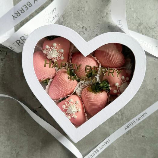 Набор в форме сердца из Клубники в шоколаде «Valentine s day»