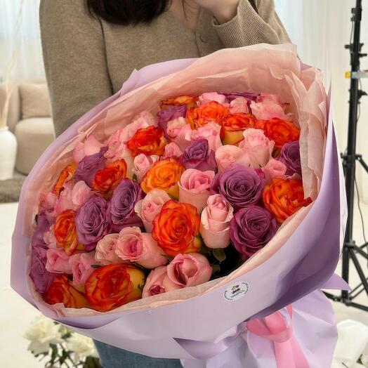 51 роза mix голландия