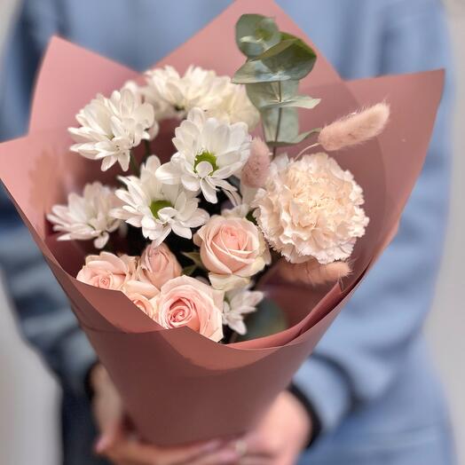 The bouquet is a compliment