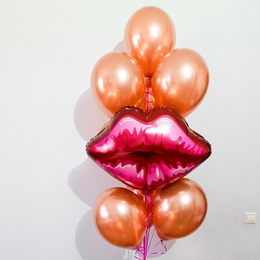 Set of 10 balls "Kiss"