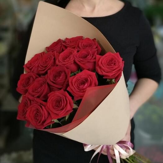 Ramo de 15 rosas rojas