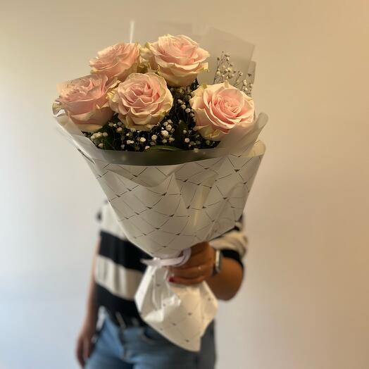 Bouquet di 5 rose