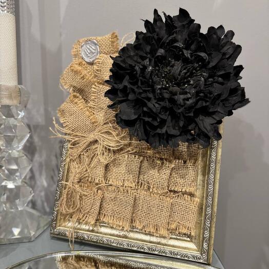 Брошь ASTRANTIA - NERO M