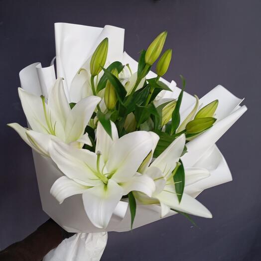 Букет 3 лилии Голландии
