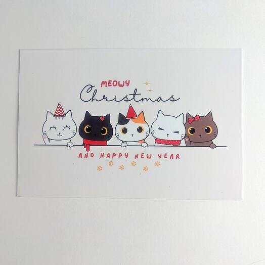 Meowe Chrystmas and happy New Year