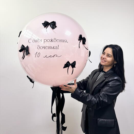 Шар-гигант с бантиками