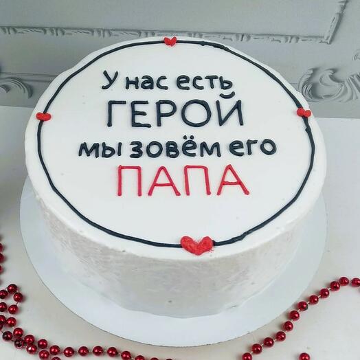 Бенто торт Папе