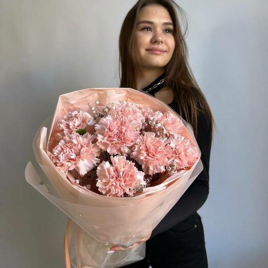 Букет нежных диантусов