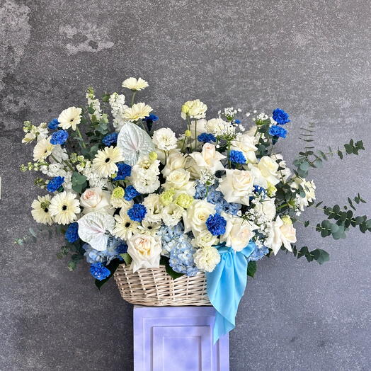 Blue Baby Basket