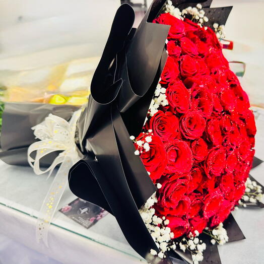 100 Red Rose Bouquet