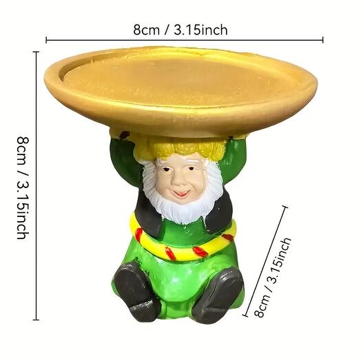 Whimsical Gnome Trinket Holder – A Playful Touch of Charm