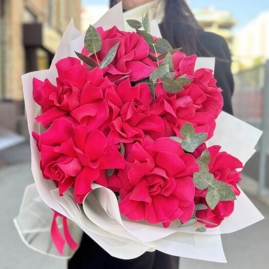 Bouquet of French pink floyd roses