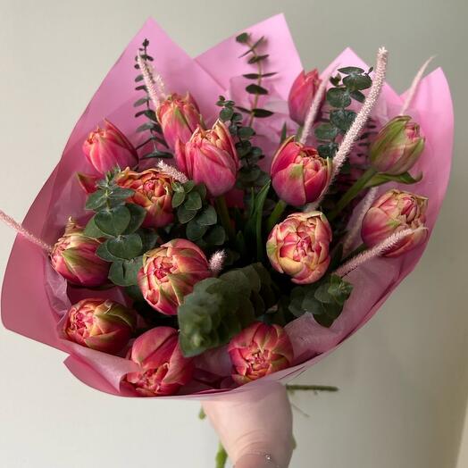 Тюльпаны пионовидные 15 шт