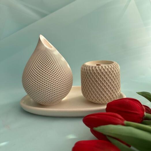 Набор 3 предмета "Рельеф"