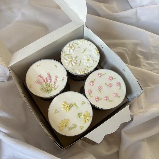 Трайфлы с цветами