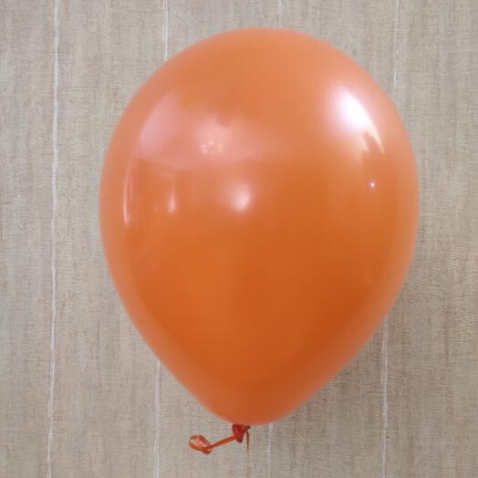 Шар оранжевый пастель