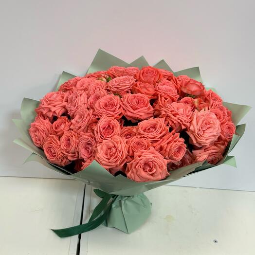 Bouquet of 21 Barbados spray roses