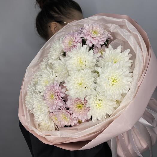 Букет из хризантем кустовых