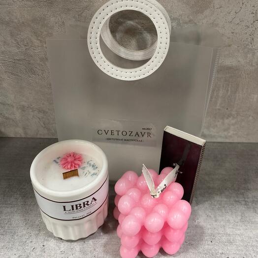 Набор свечей ручной работы💗