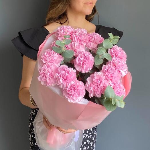 Букет диантусы 15 шт