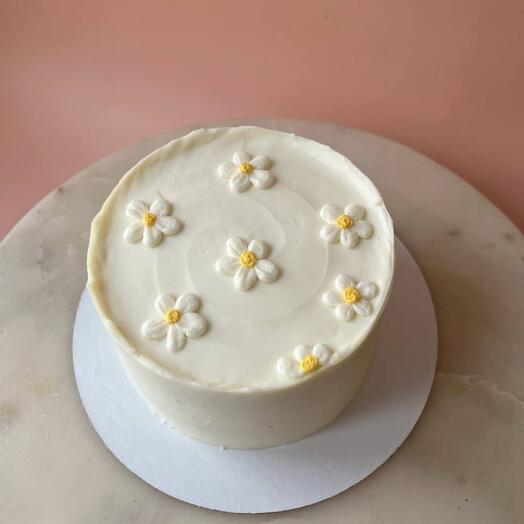 Торт с цветочками для мамы/бабушки/подруги