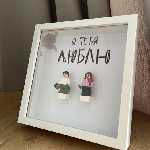 Фигурки в рамке подарок