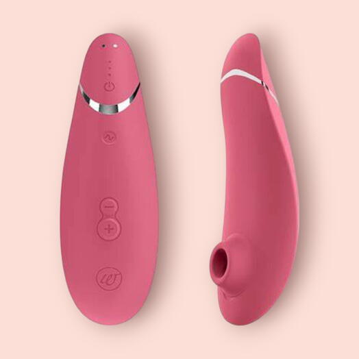 Womanizer Premium 2, бесконтактный стимулятор клитора, розовый