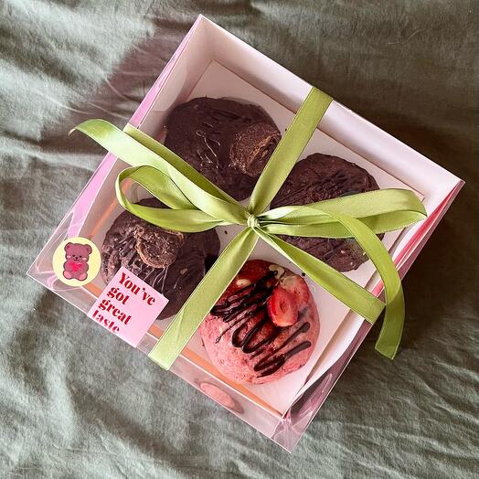 Печенье NY cookies (Крамбл кукис) 4 штуки