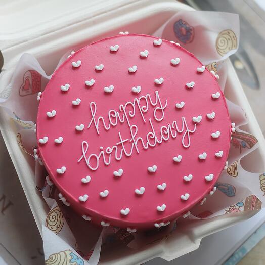 Бенто-торт ко дню рождения "Happy Birthday"