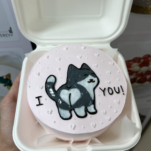 Бенто торт «I love you»