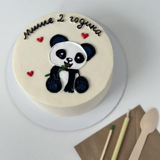 Бенто торт с пандой