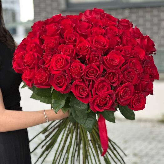 Букет из 51 розы