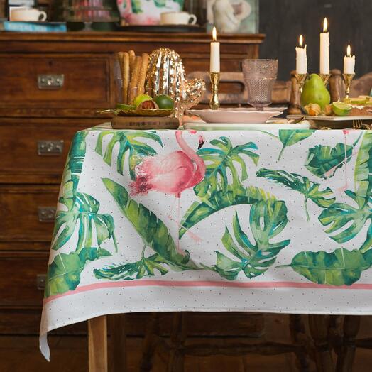 Скатерть на стол Доляна Tropical kitchen 180х144 см