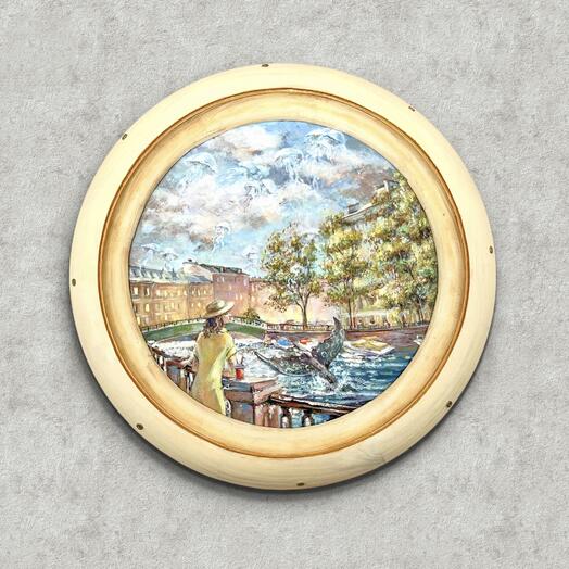 Картина ВремяМесто оригинал 20х20 см