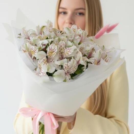 Монобукет из альстромерии