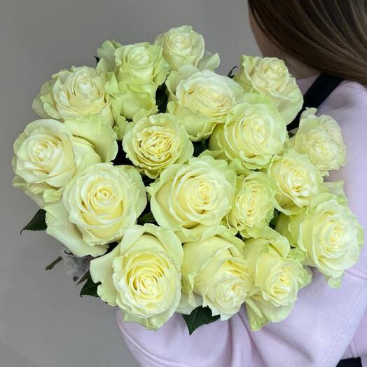 Спец-цена Букет из 19 белых роз🌹