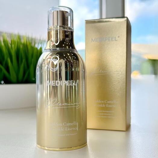 Лифтинг-эссенция с золотом, пептидами и витамином С MEDI-PEEL Premium Golden Camellia Wrinkle Essence