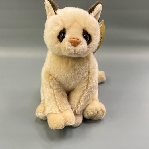 Мягкая игрушка сиамская кошечка маленькая
