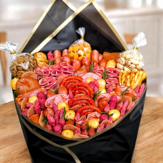 Букет-конверт "Мясной"