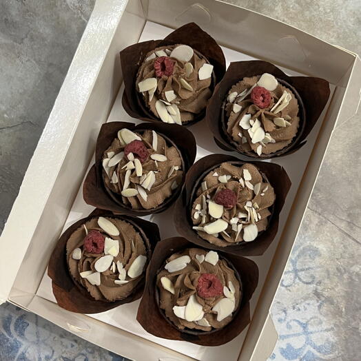 Шоколадные веган капкейки