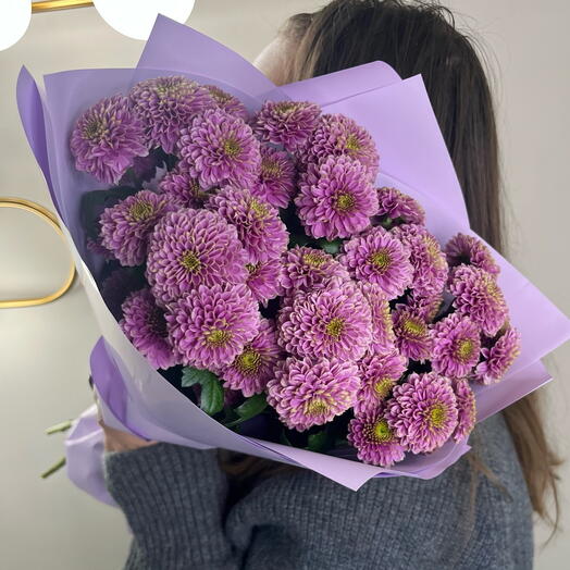 Букет из хризантем сантини 🌸