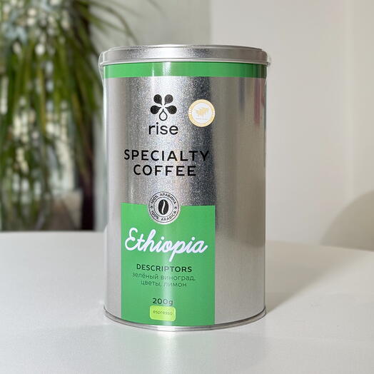 Rise кофе Ethiopia Shamola, банка 200 гр, RS-ETOB200e