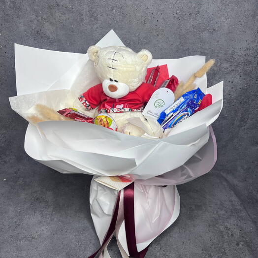 Подарок с тедди