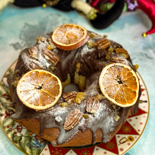 Кекс апельсин/темный шоколад