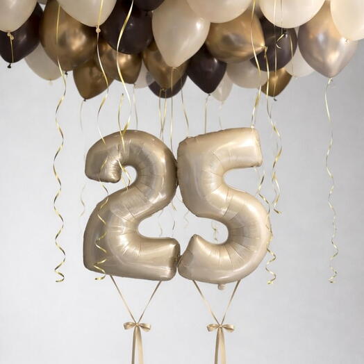 Набор шаров на 25 лет